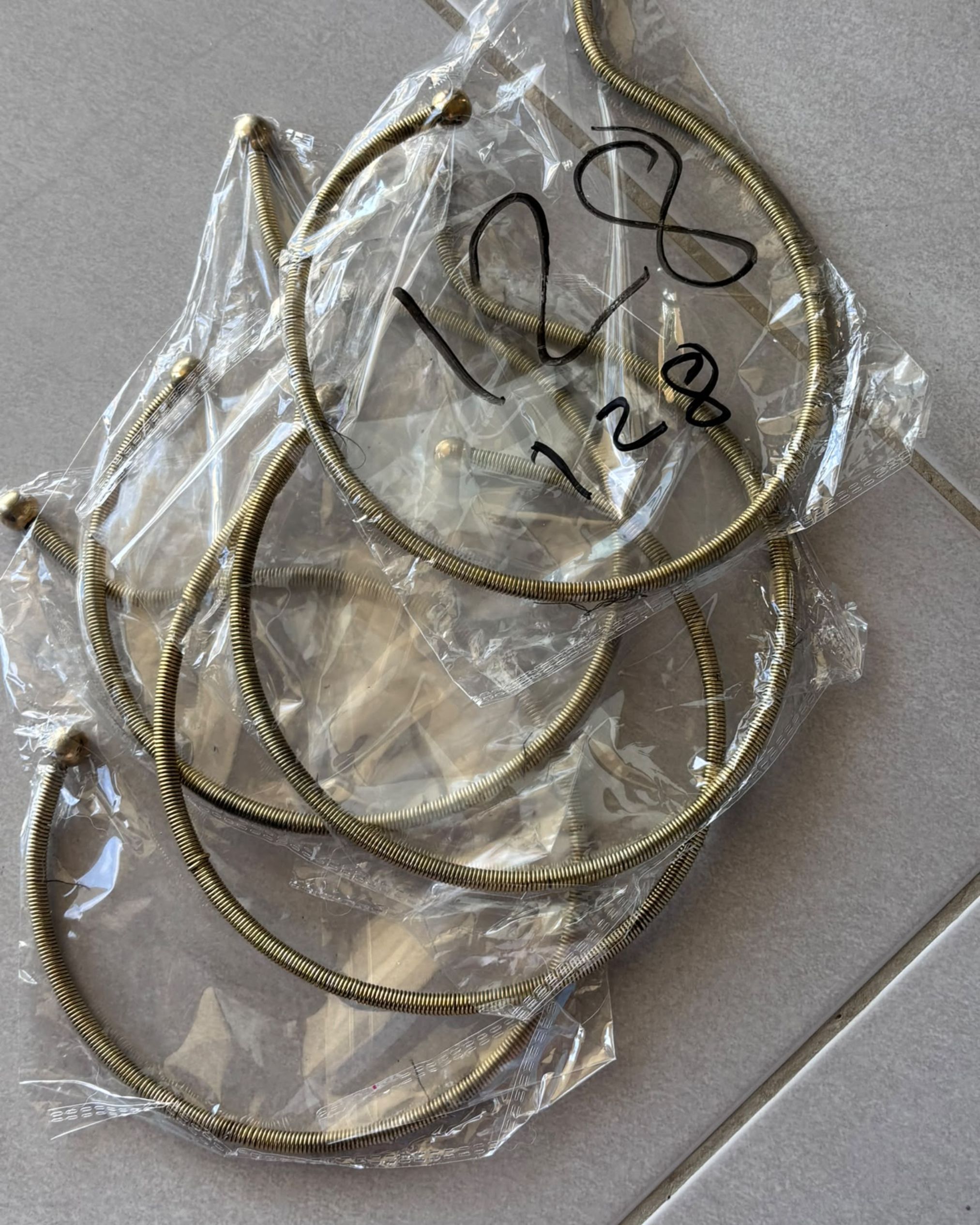 Coiled Snake Chain Brass Choker - Image 3