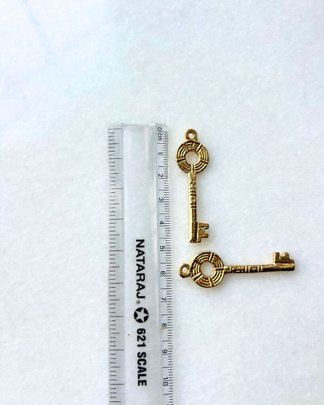 Vintage Ethnic Key Charms – Pack of 5 Pieces - Image 3