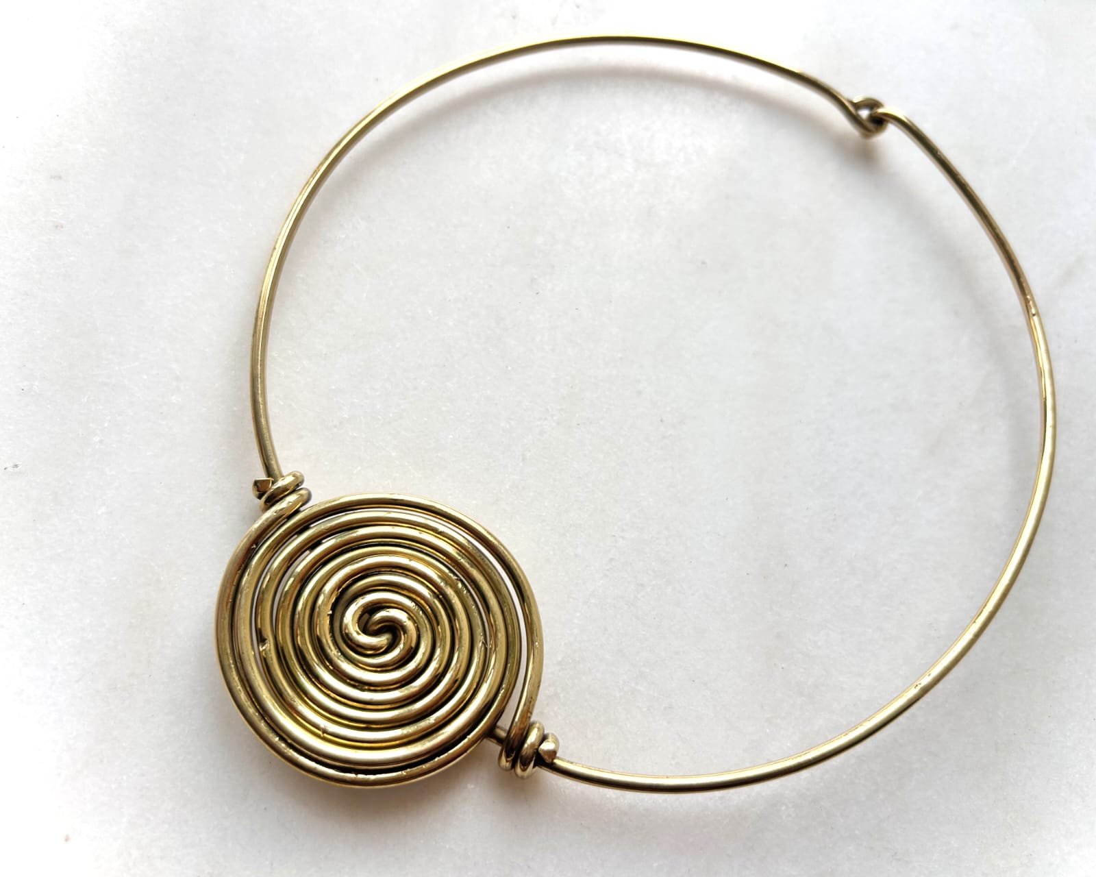 Floating Center Coil Brass Choker - Image 2