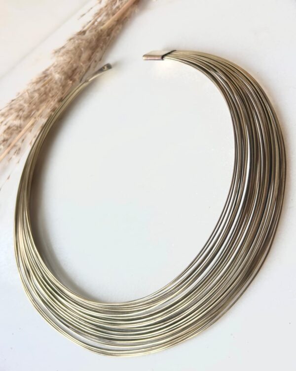 Fine Wire Layered Brass Choker