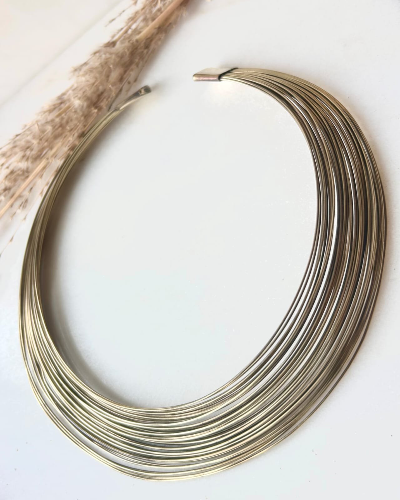 Fine Wire Layered Brass Choker