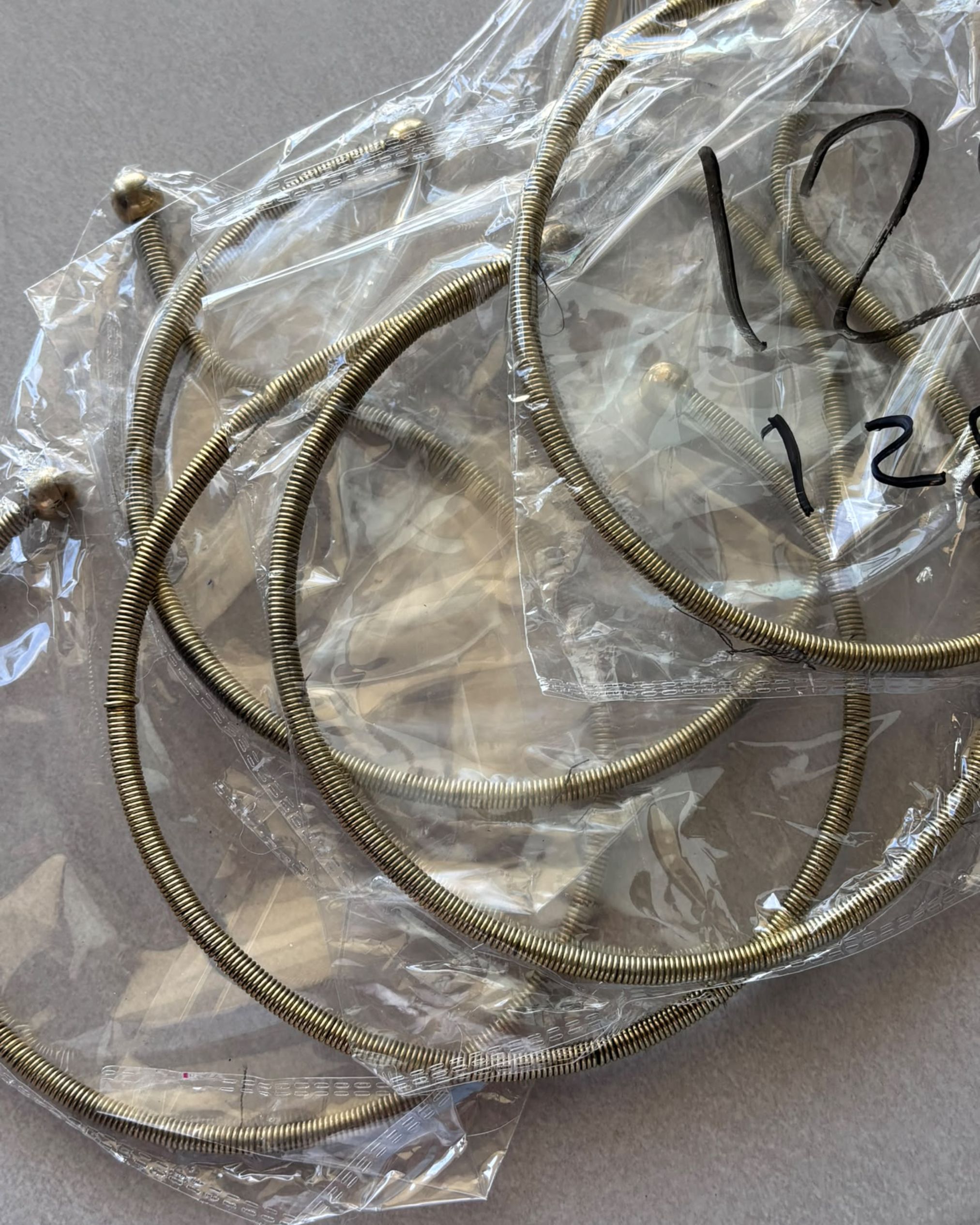 Coiled Snake Chain Brass Choker - Image 2
