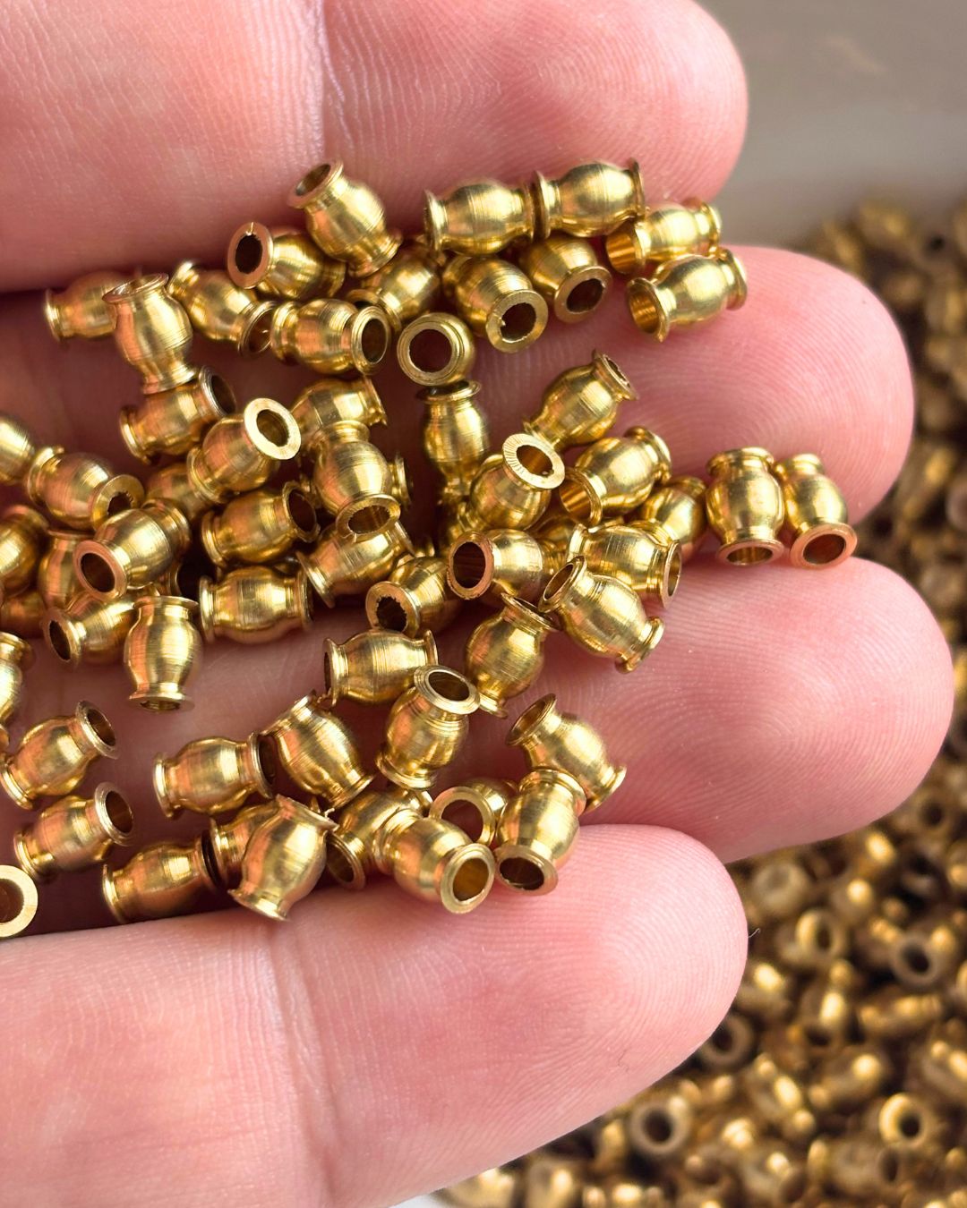 6mm Candy Brass Beads – 10g - Image 3