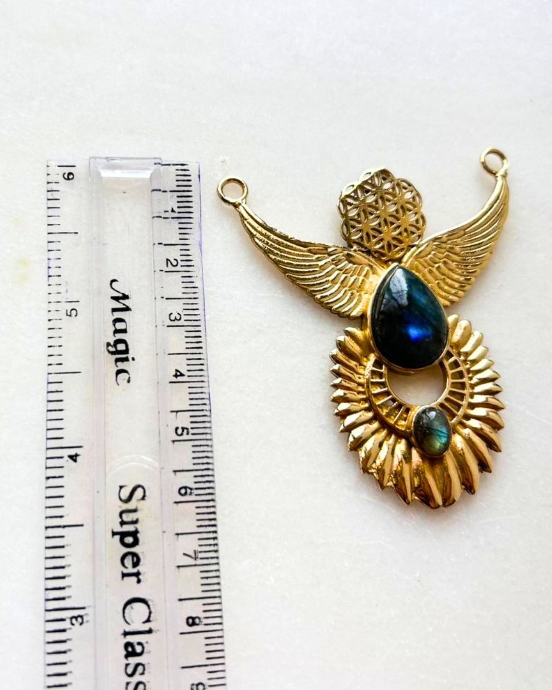 Angel Wing Circle of Life Stone Connector - Image 3