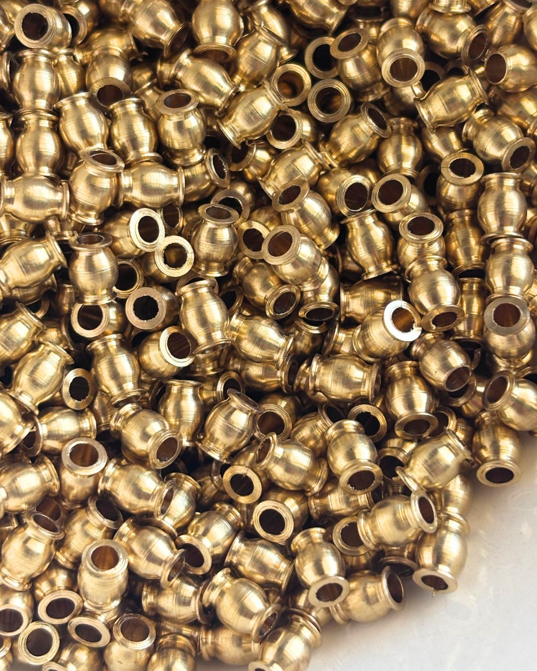 6mm Candy Brass Beads – 10g - Image 2