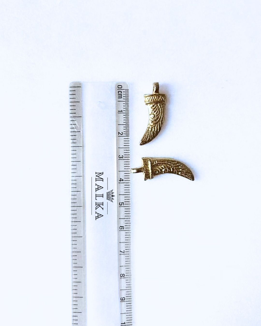 Talon Horn Brass Charms – Pack of 5 Pieces - Image 4