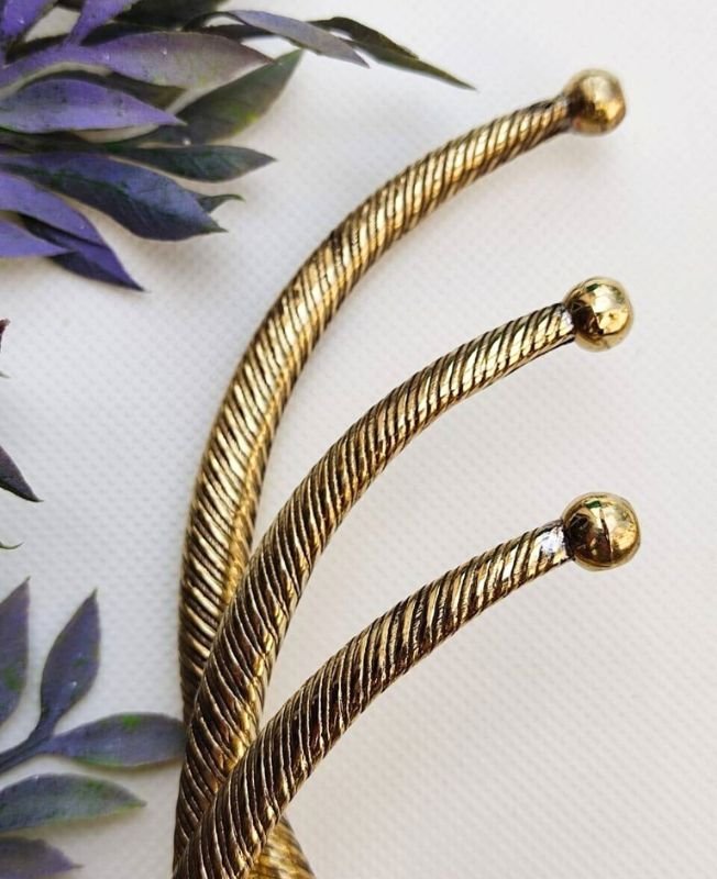 Twist Rope Finish Brass Choker - Image 3