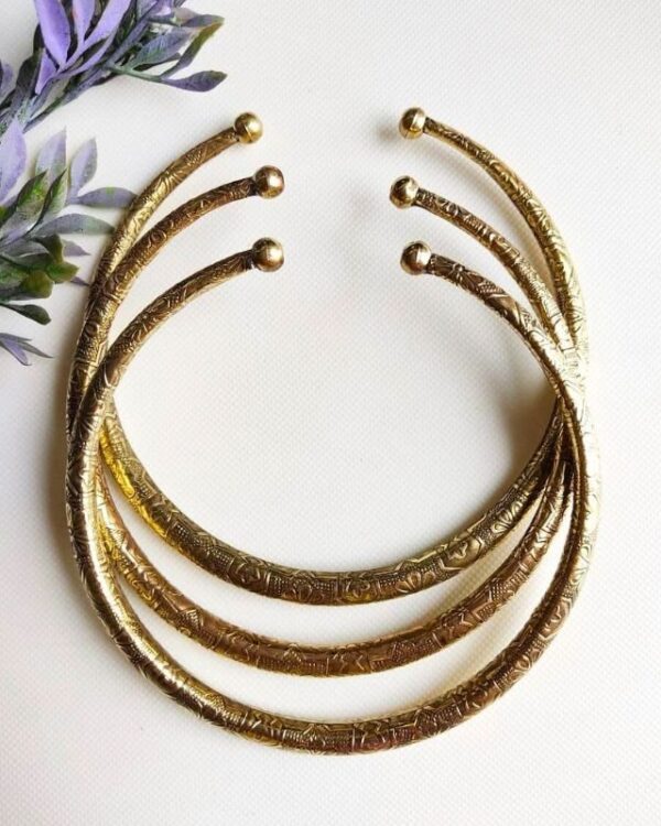 Tribal Finish Brass Choker