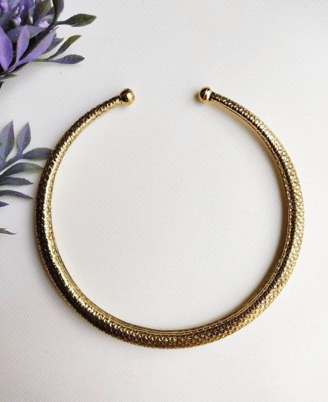 Braided Finish Brass Choker - Image 2