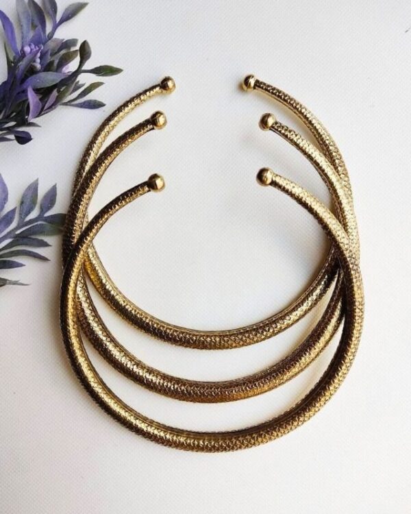 Braided Finish Brass Choker