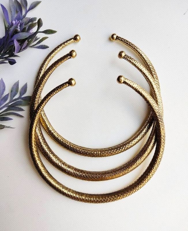 Braided Finish Brass Choker