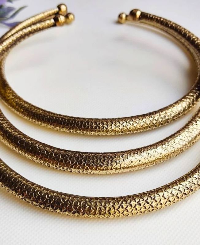 Braided Finish Brass Choker - Image 3