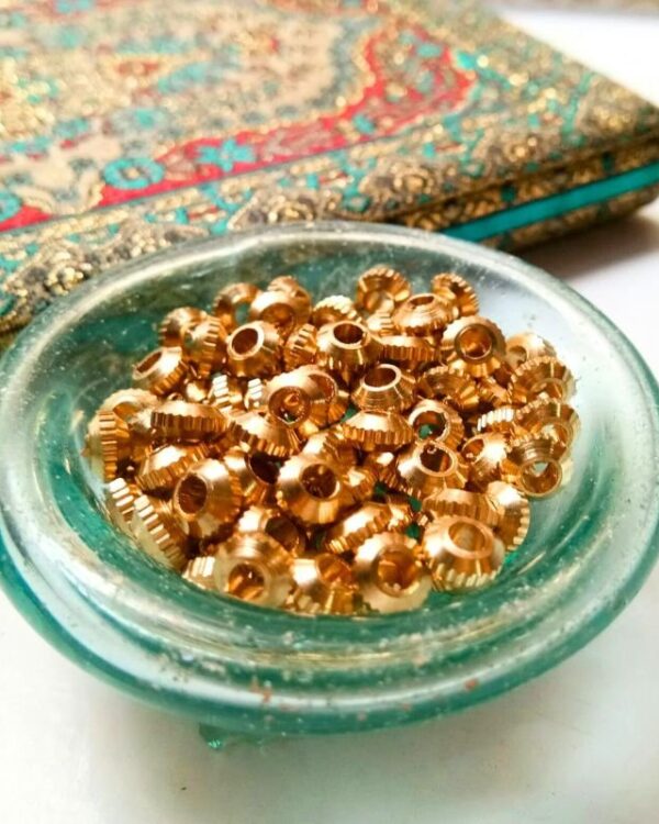 3mm Brass Donut Beads – 10g