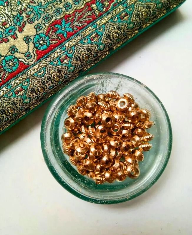 3mm Brass Donut Beads – 10g - Image 3