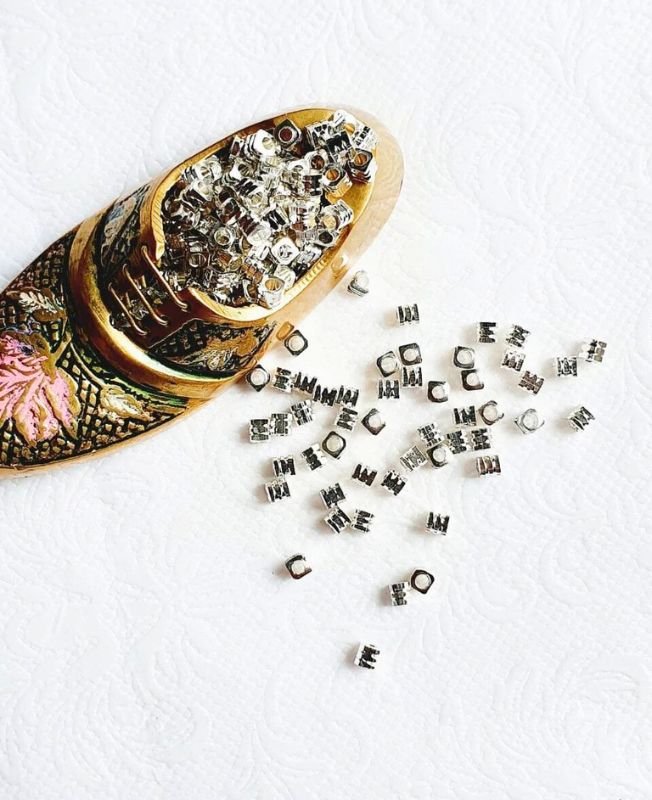 3.5mm Silver-Filled Textured Barrel Beads – 10g - Image 3