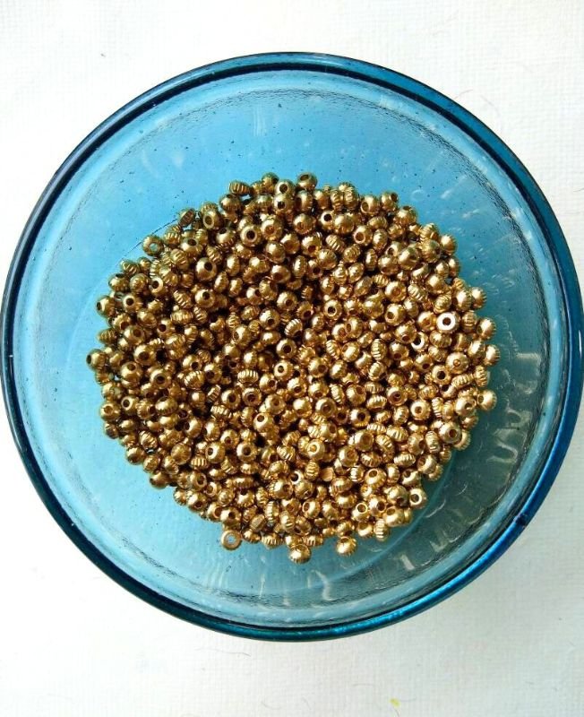 2mm Unique Brass Donut Beads – 10g - Image 5