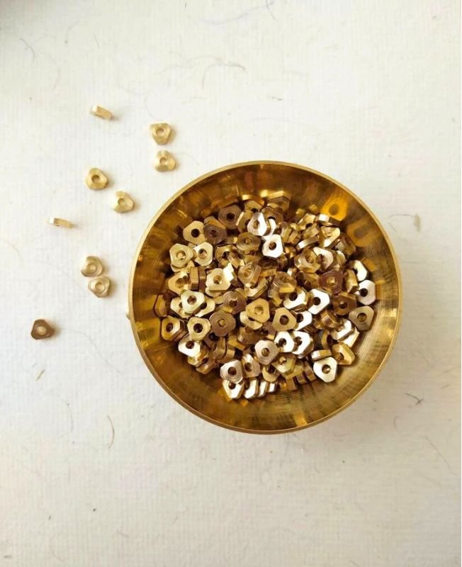 1mm Brass Donut Beads – 10g - Image 4