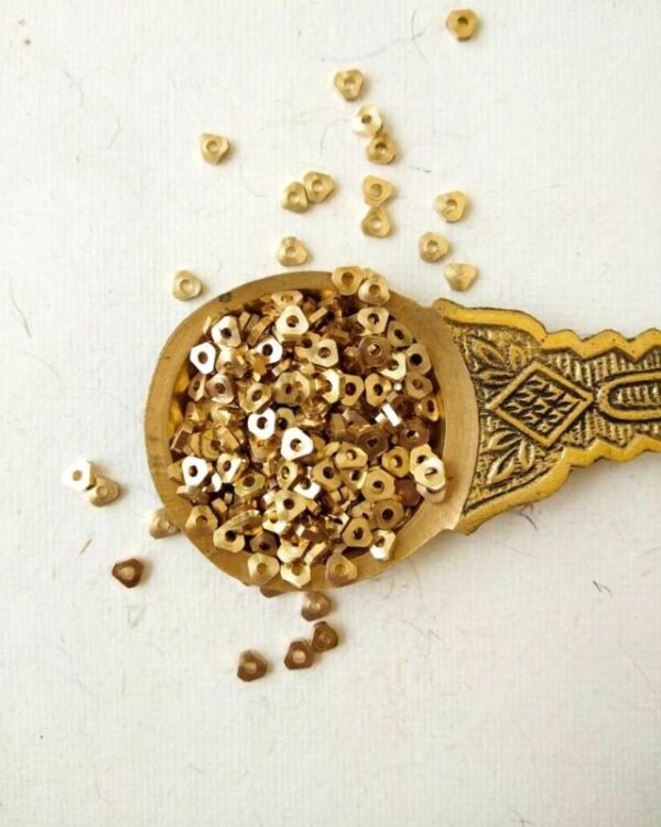 1mm Brass Donut Beads – 10g