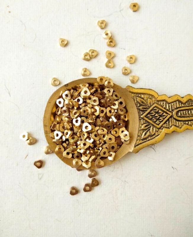 1mm Brass Donut Beads – 10g