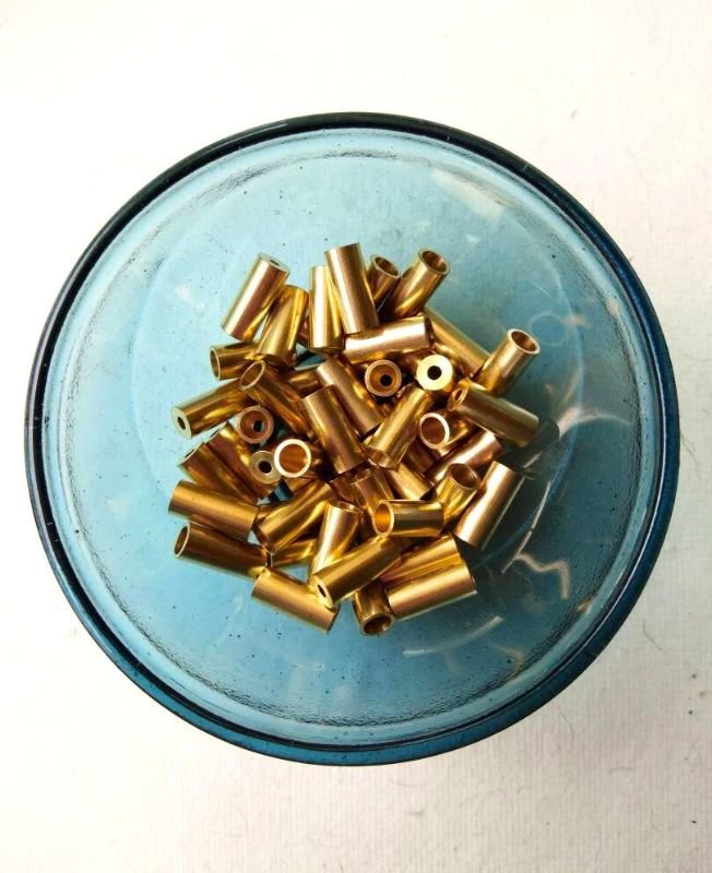 14mm Brass Big Pipe Geometric Beads – 10g - Image 4