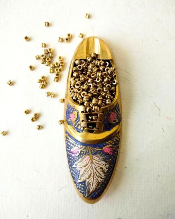 2.5mm Brass Pipe Beads – 10g
