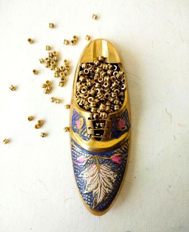 2.5mm Brass Pipe Beads – 10g