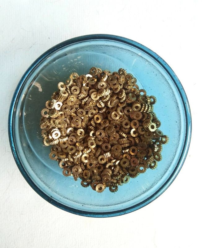 1.59mm Brass Donut Geometric Beads – 10g - Image 4