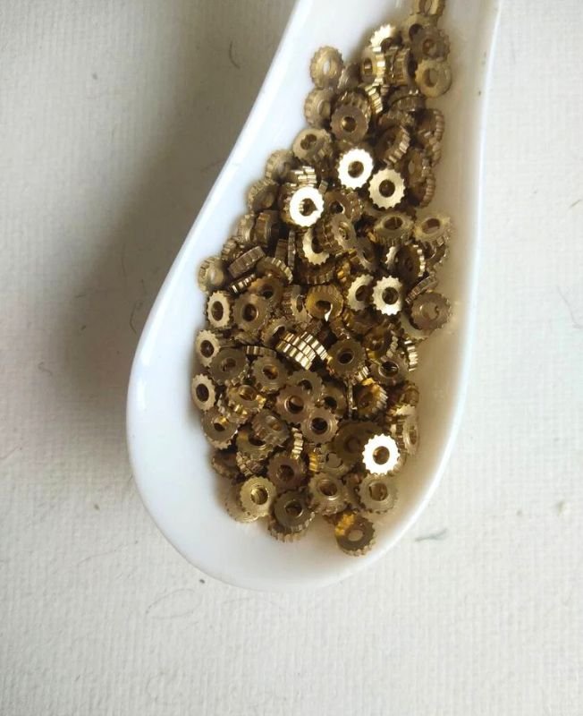 1.59mm Brass Donut Geometric Beads – 10g - Image 2