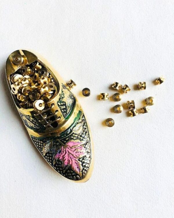 4mm Brass Unique Tube Beads – 10g