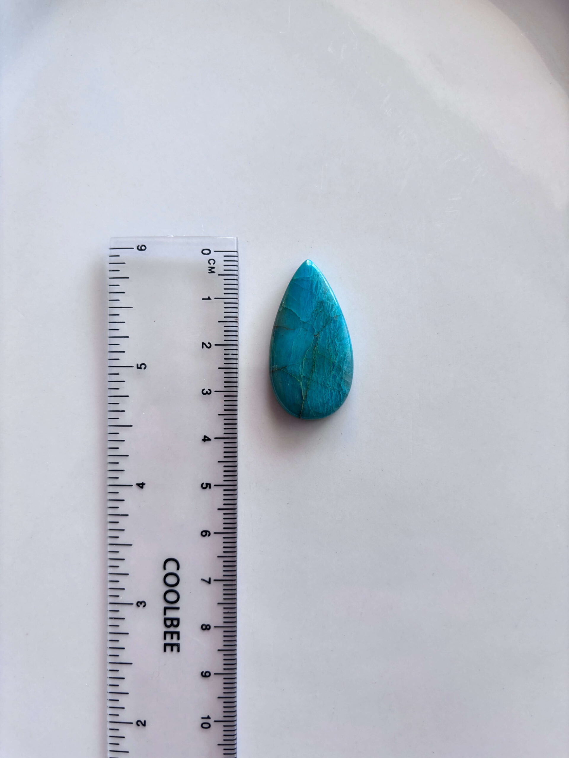 Natural Shattuckite Stone – Unique Cabochon - Image 2