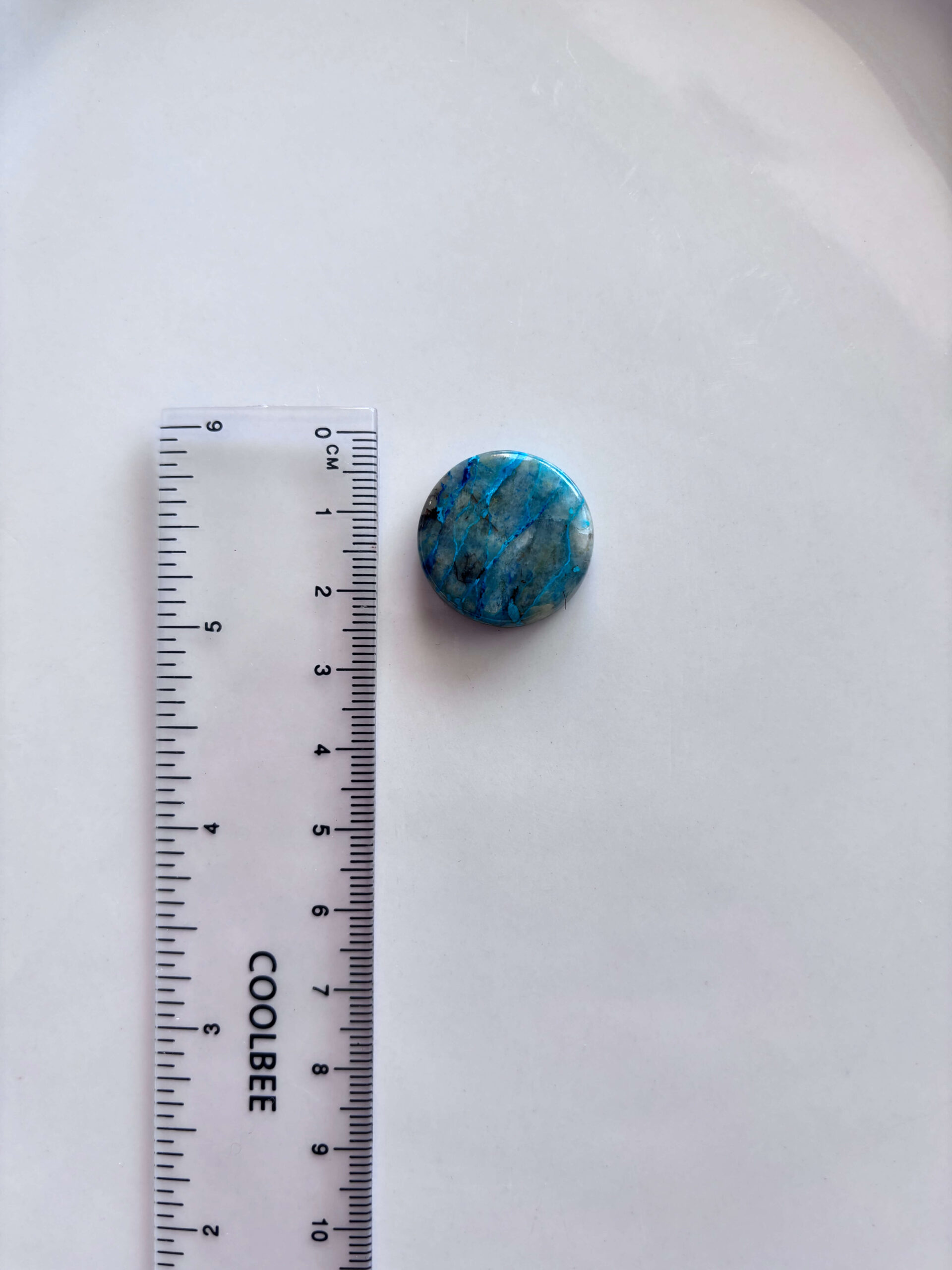 Unique Shattuckite Cabochon – Natural Gemstone - Image 2