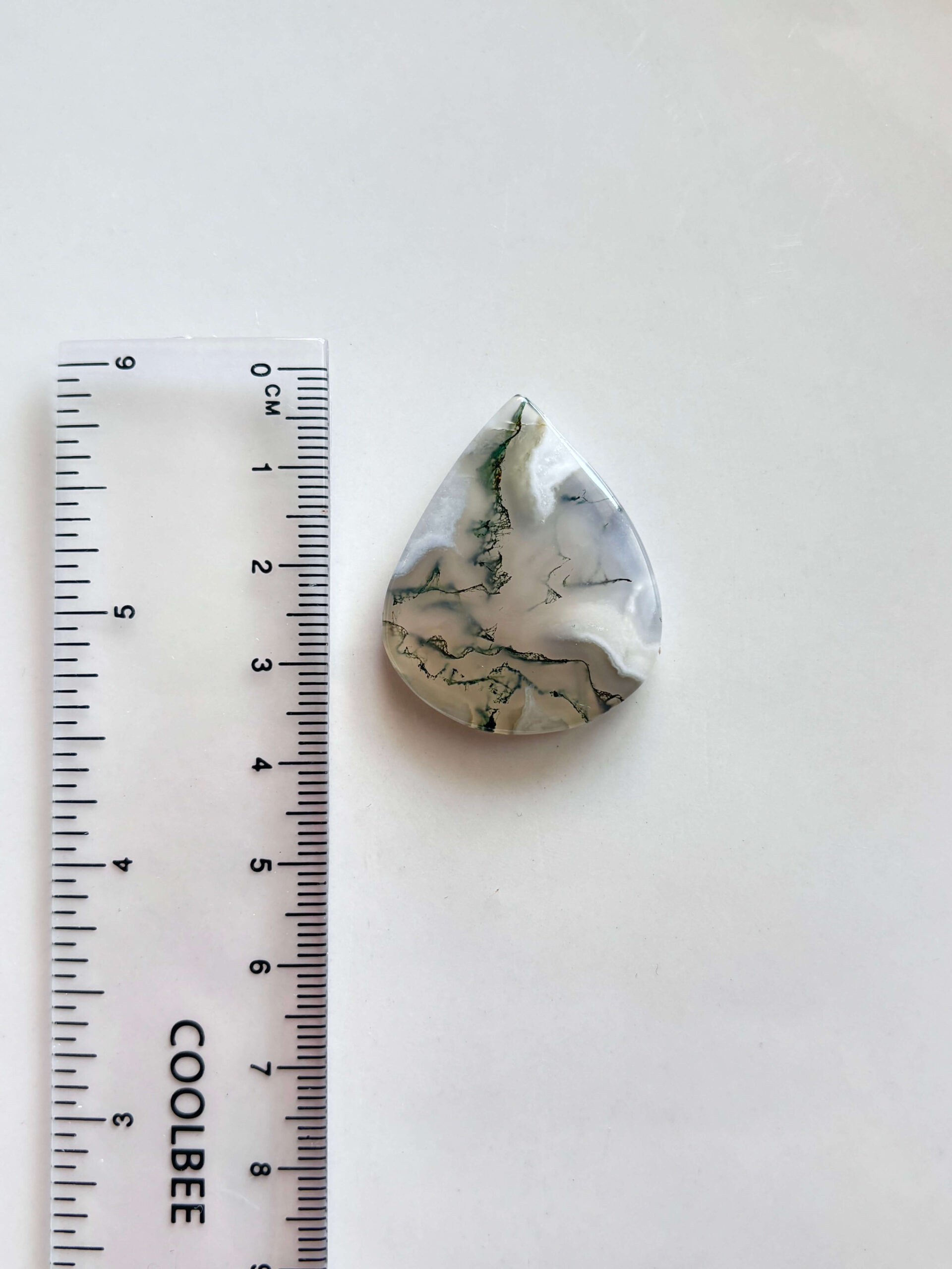 Natural Moss Agate Cabochon for Pendant Making - Image 2