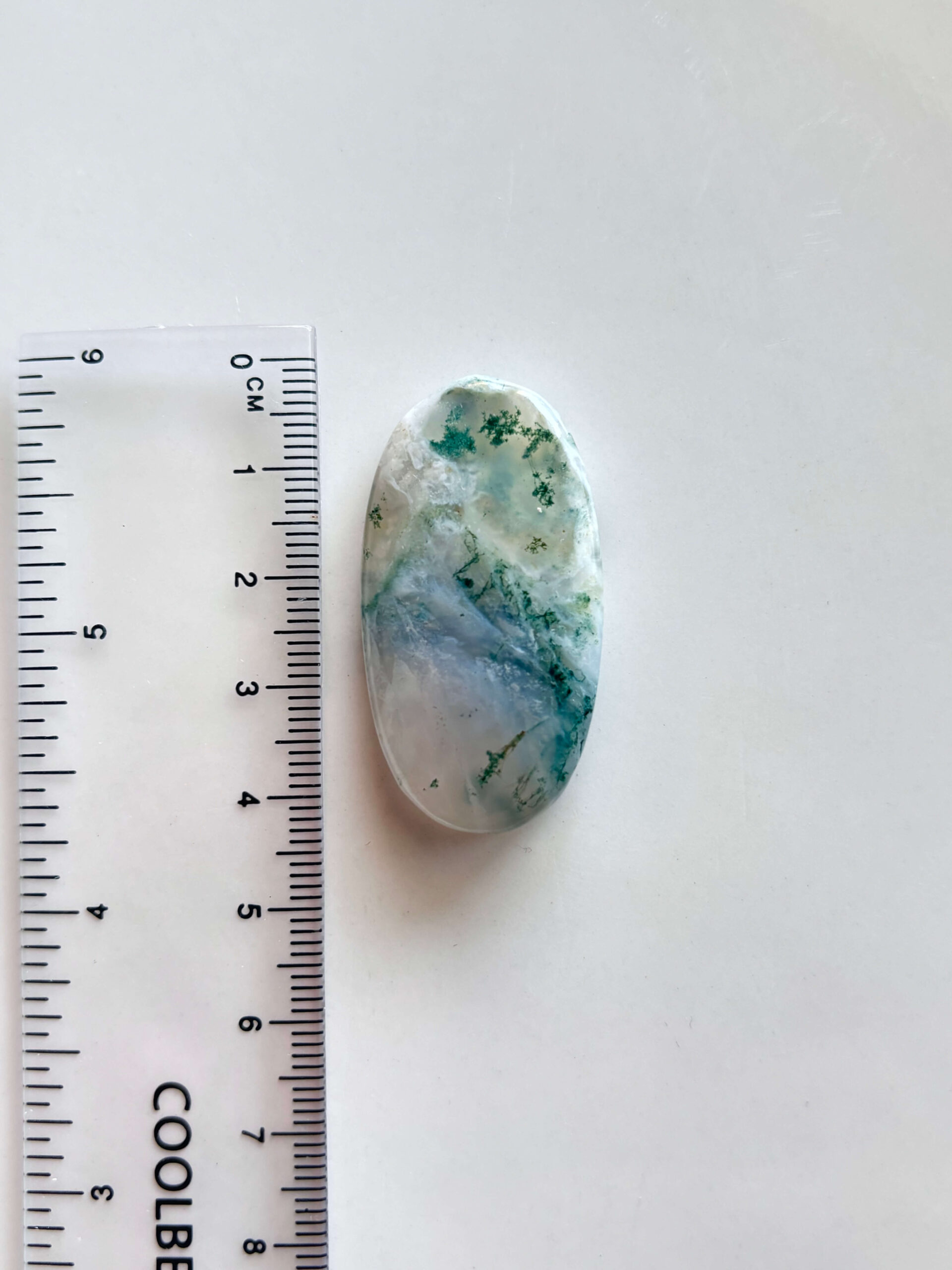 Unique Moss Agate Stone Cabochon for Jewelry - Image 2