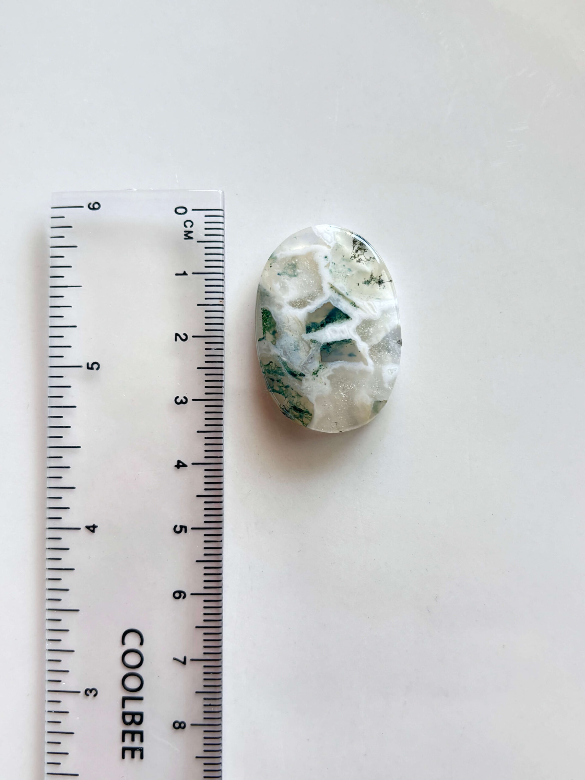 Moss Agate Gemstone Cabochon – One of a Kind - Image 2