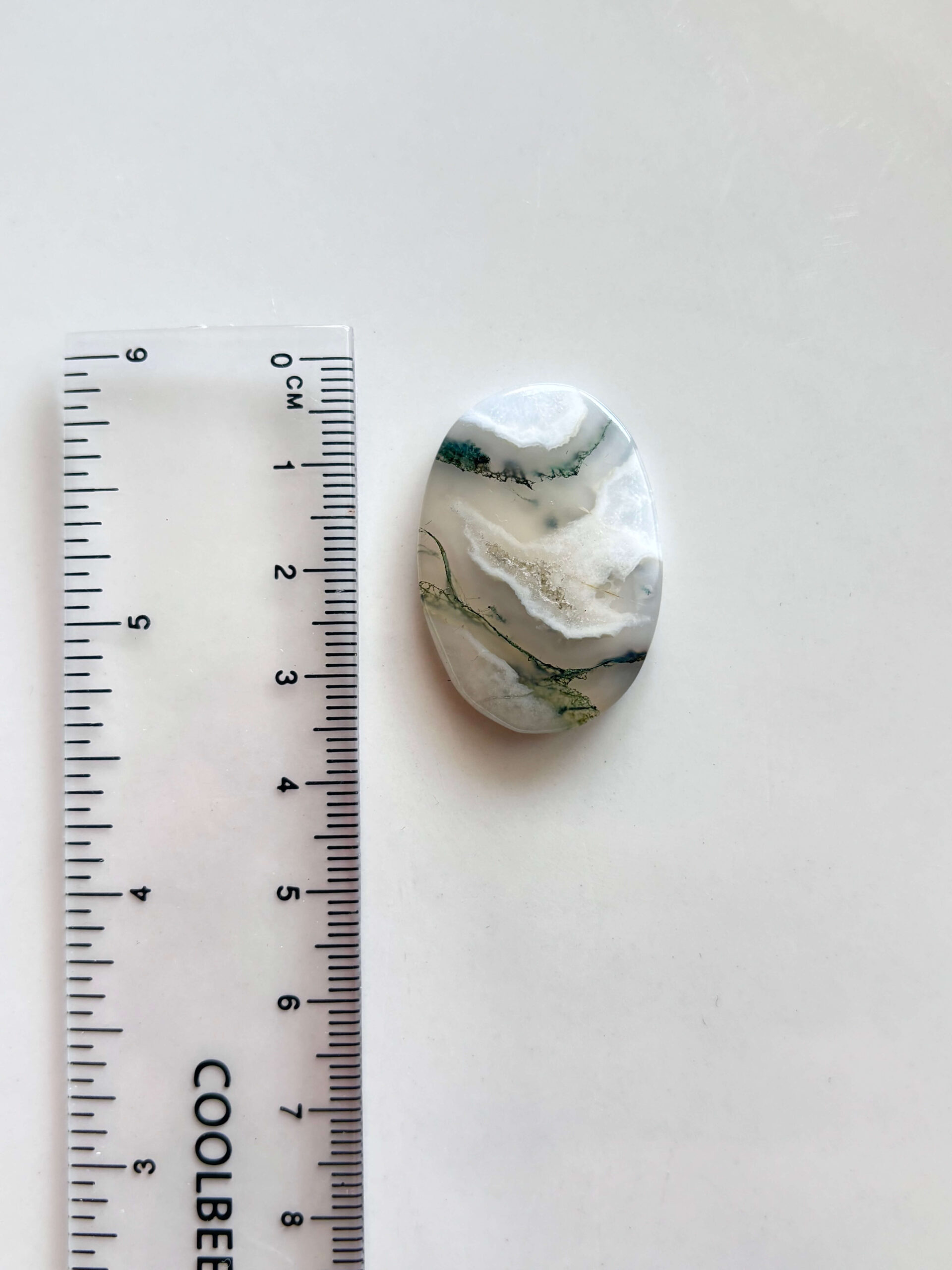 Unique Natural Moss Agate Stone for Jewelry - Image 2