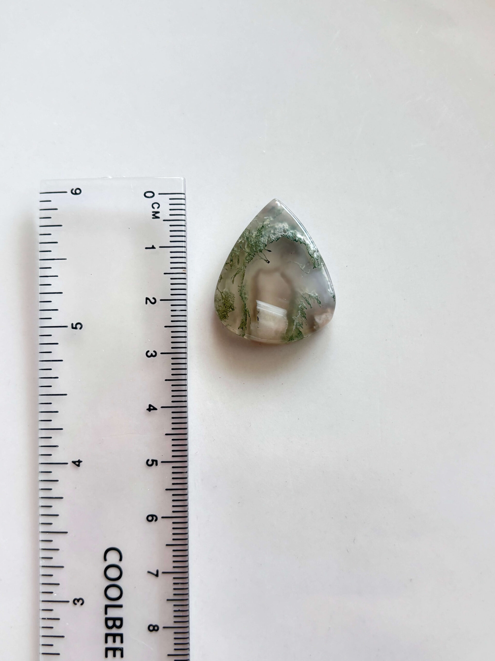 Natural Moss Agate Cabochon – Jewelry Making Stone - Image 2