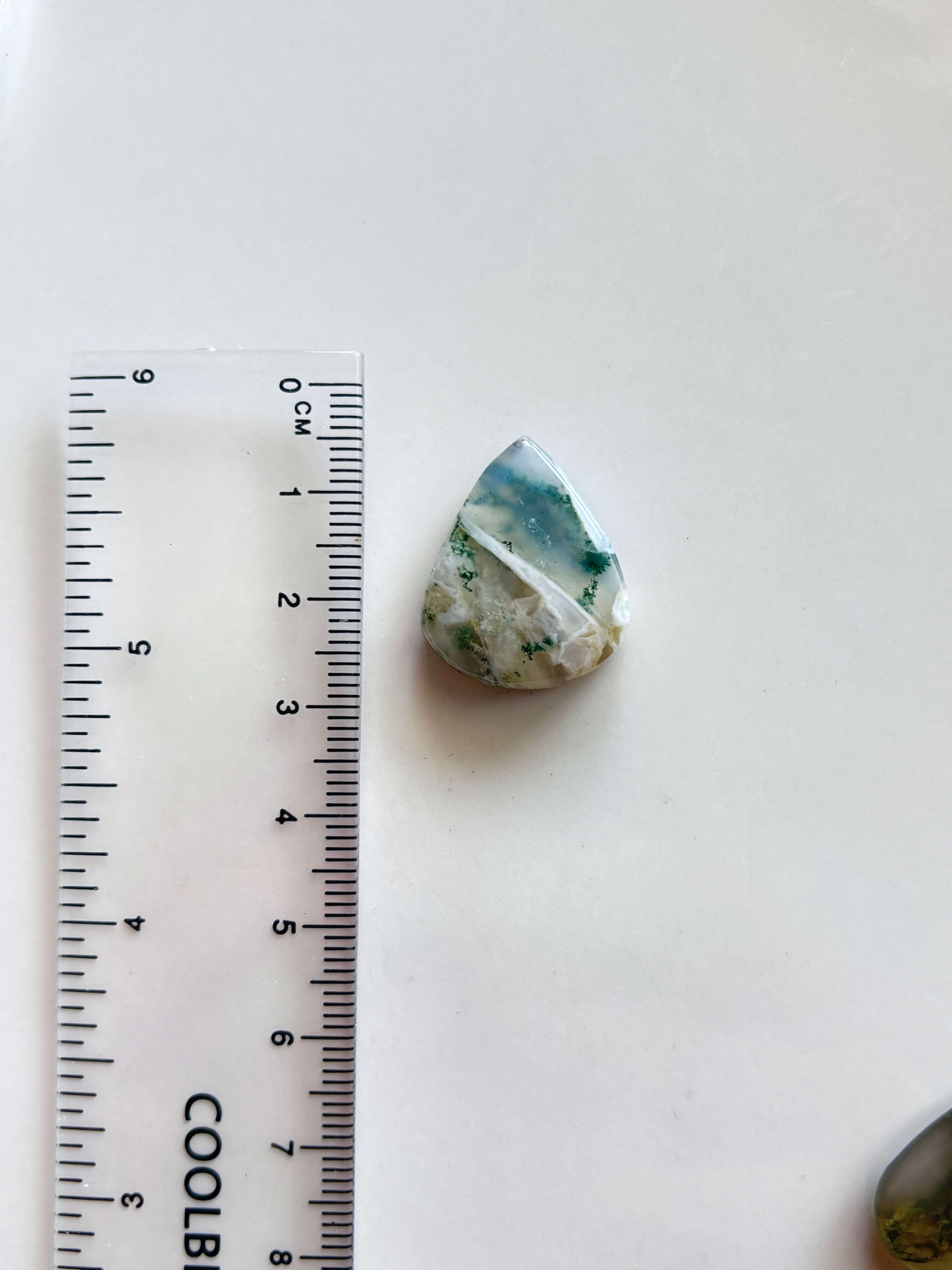 Natural Moss Agate Cabochon – One of a Kind - Image 2