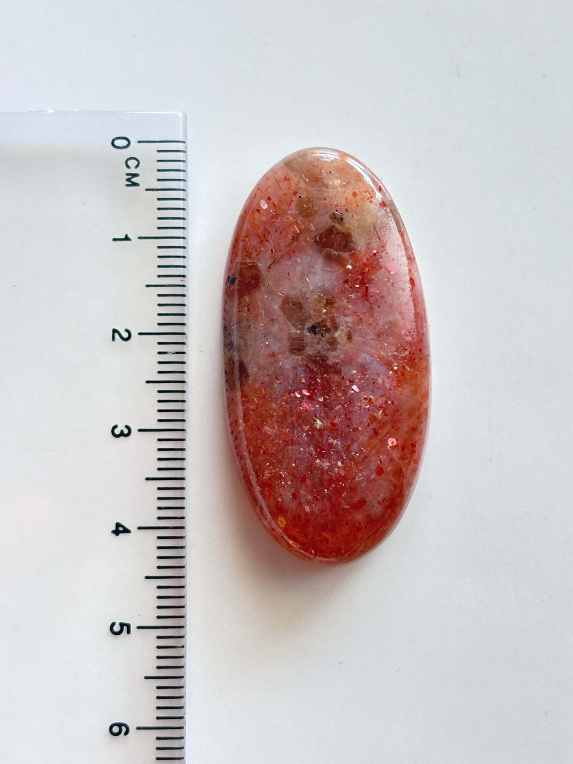 43mm Polished Sunstone Stone – Unique Gemstone - Image 2