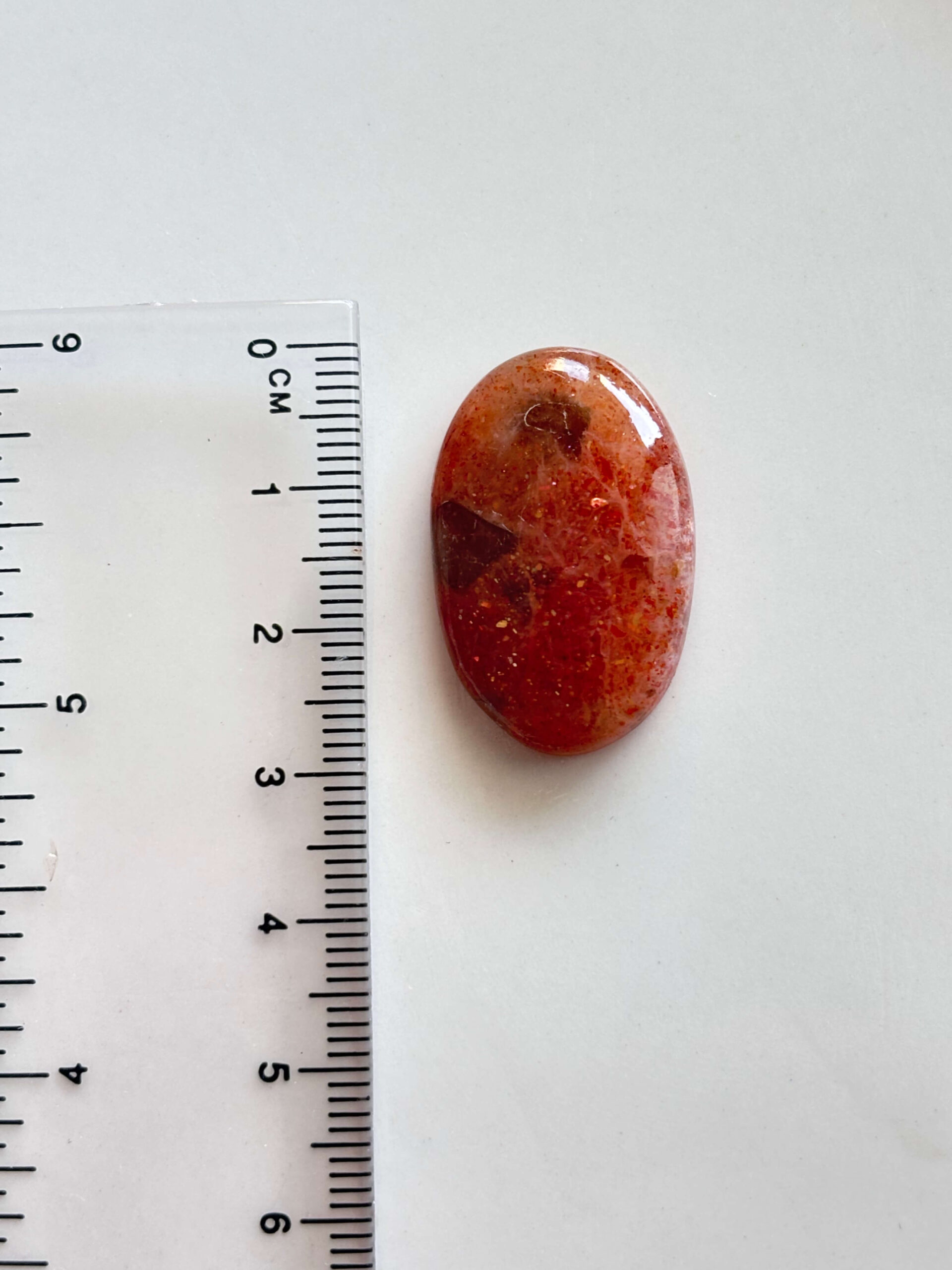 Natural Sunstone Cabochon for Pendant Making - Image 2