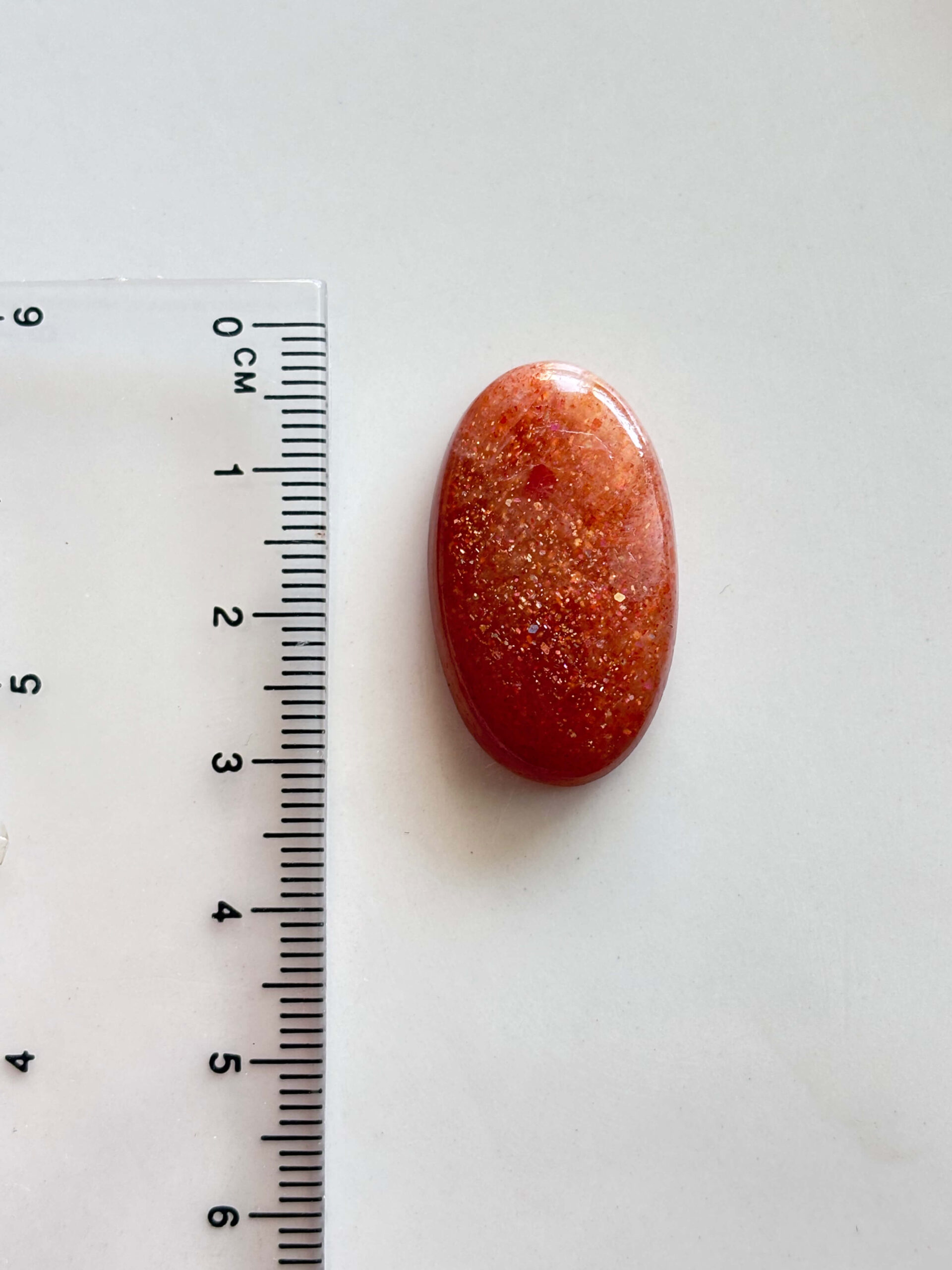 Sunstone Cabochon for Macrame Jewelry - Image 2