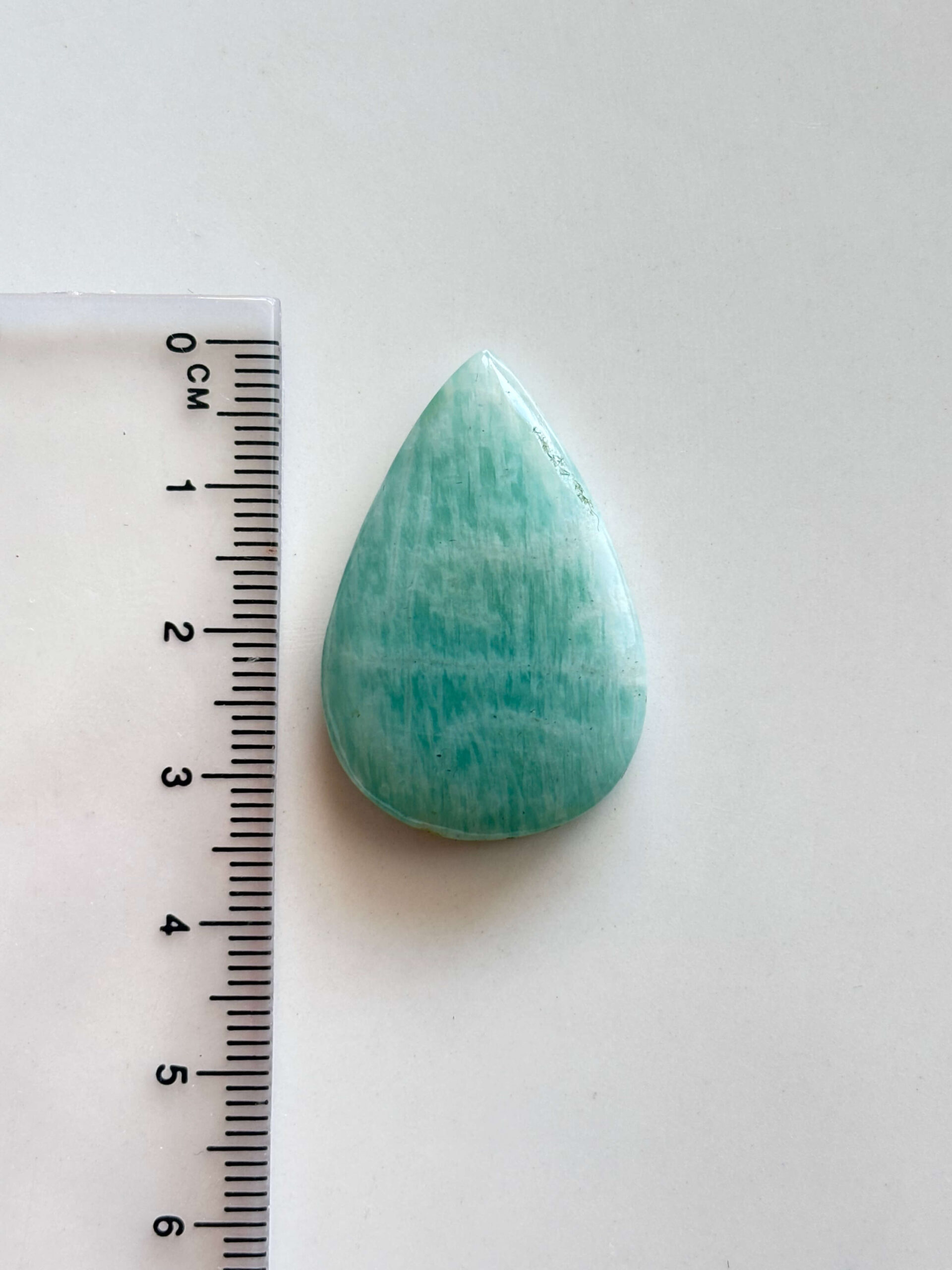 Amazonite Cabochon for Macrame Jewelry - Image 2