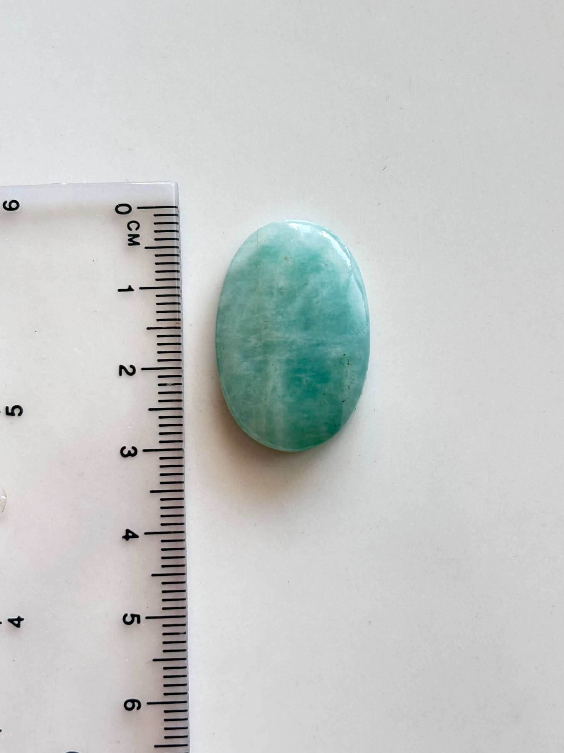 Polished Amazonite Cabochon for Jewelry - Image 2