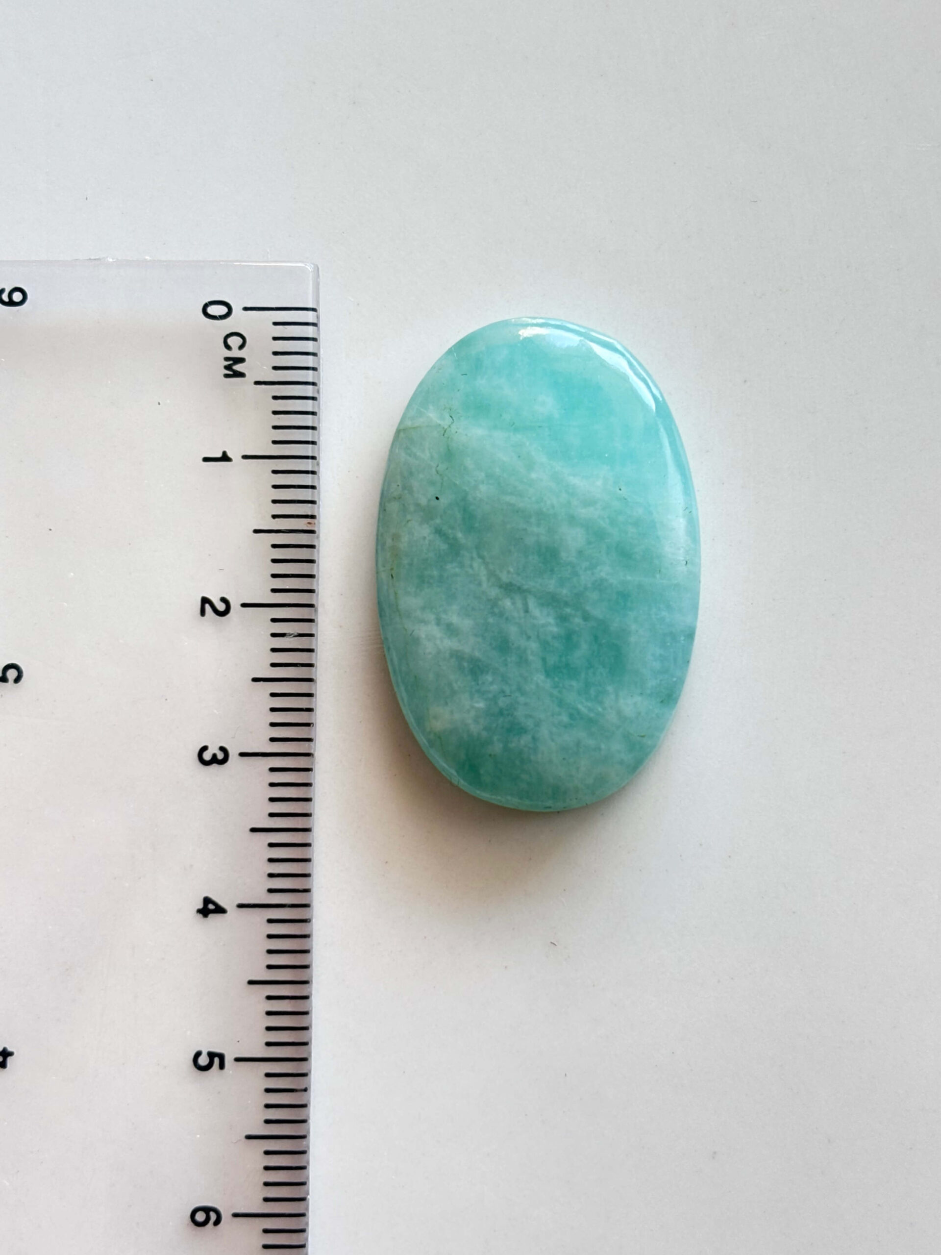 Natural Amazonite Stone – Unique Cabochon - Image 2