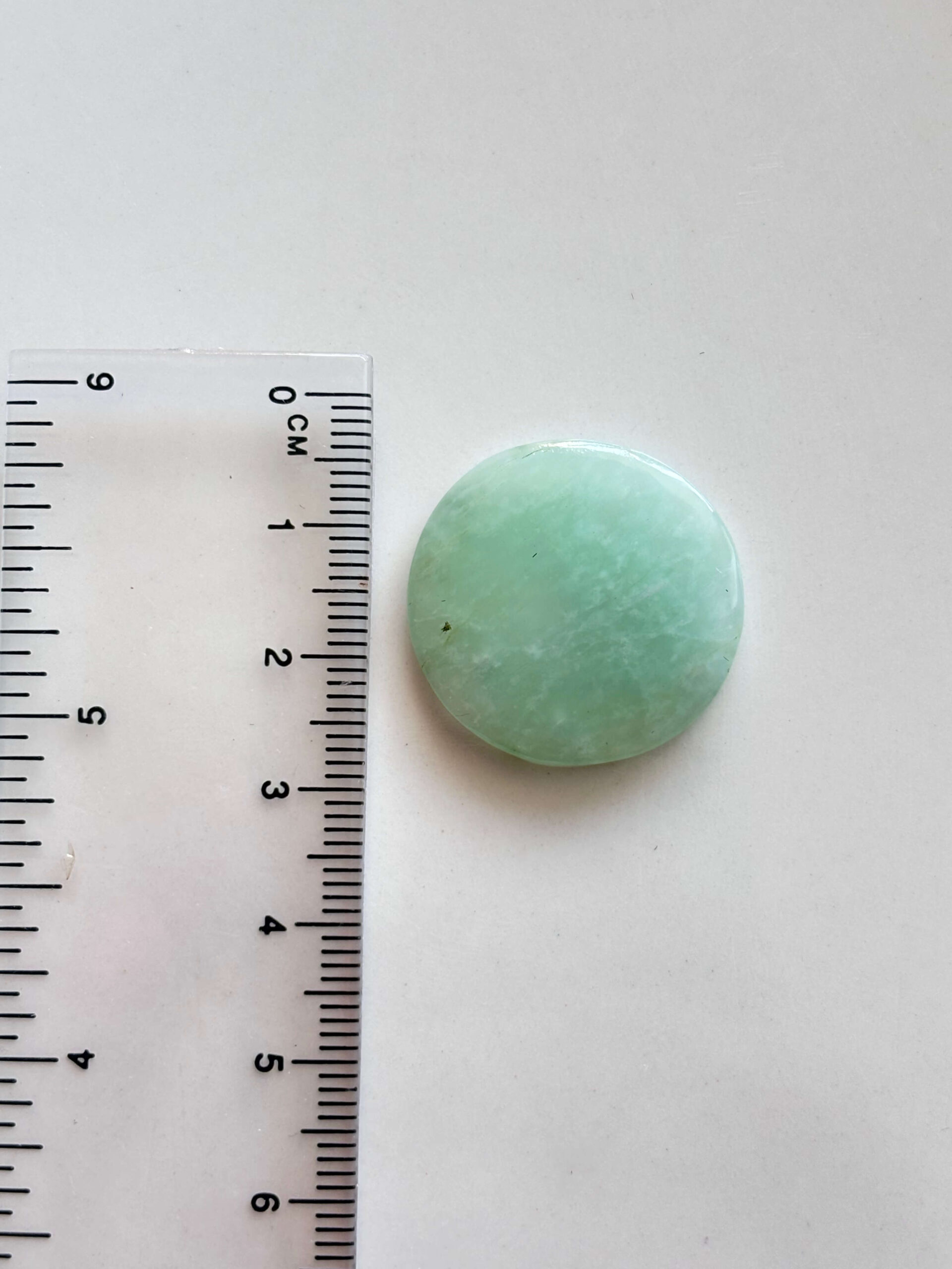 Natural Amazonite Cabochon – One of a Kind - Image 2