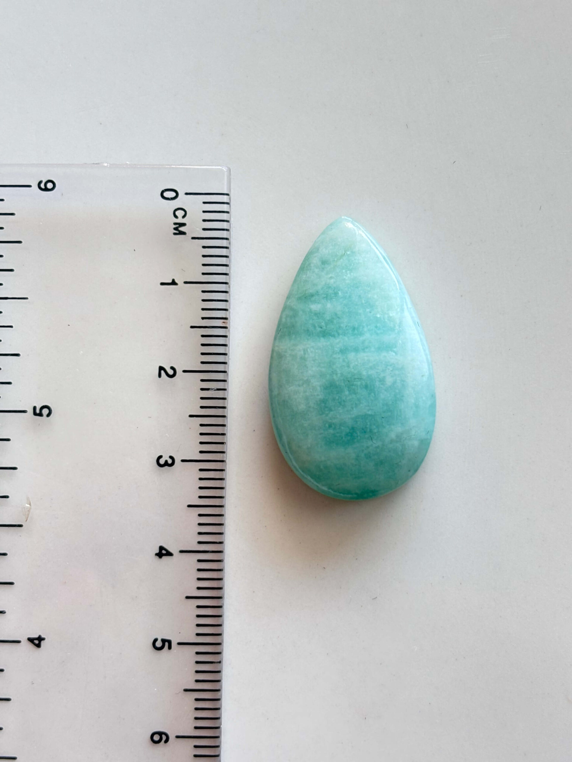 Natural Amazonite Cabochon – Jewelry Making Stone - Image 2