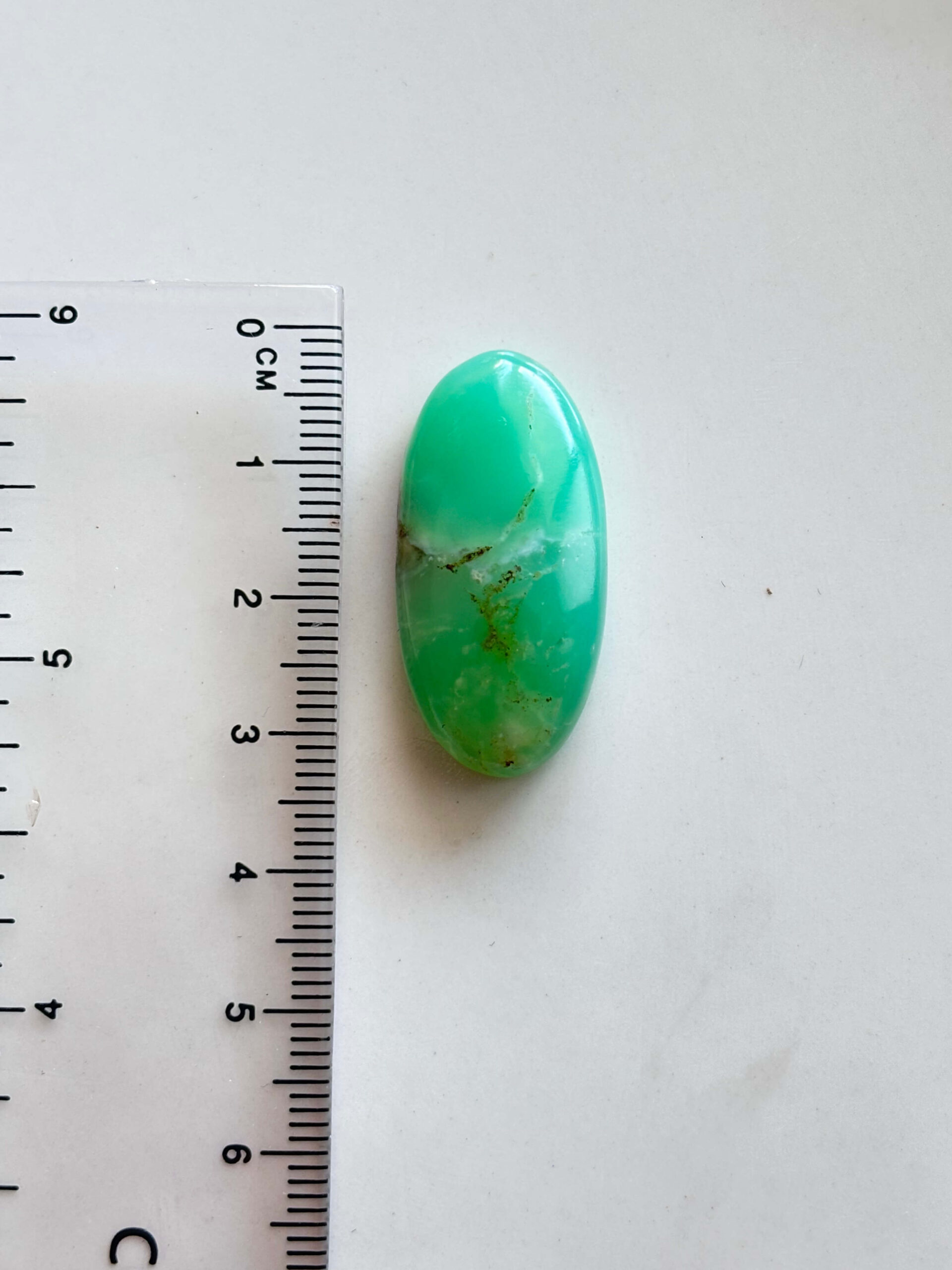 Unique Natural Chrysoprase Stone for Jewelry - Image 2