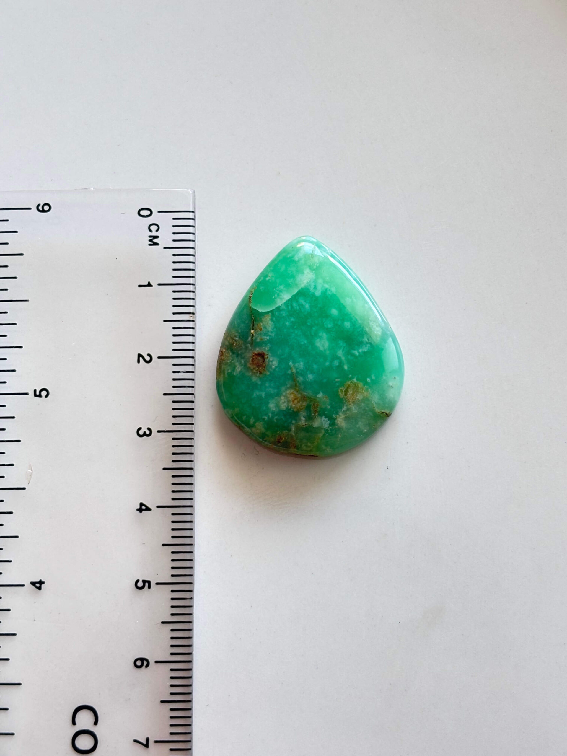 Unique Chrysoprase Stone Cabochon for Jewelry - Image 2