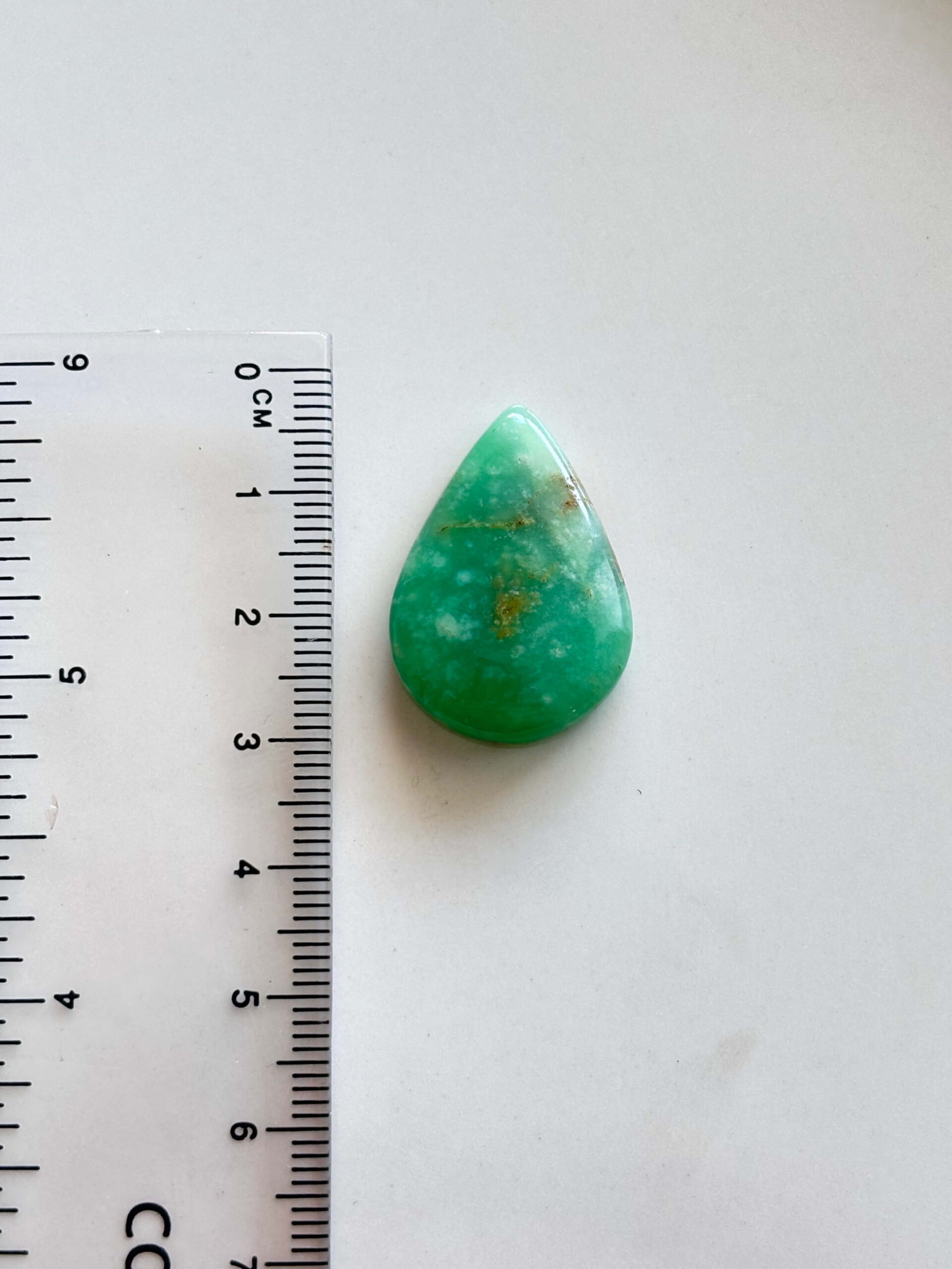 Chrysoprase Gemstone Cabochon – One of a Kind - Image 2