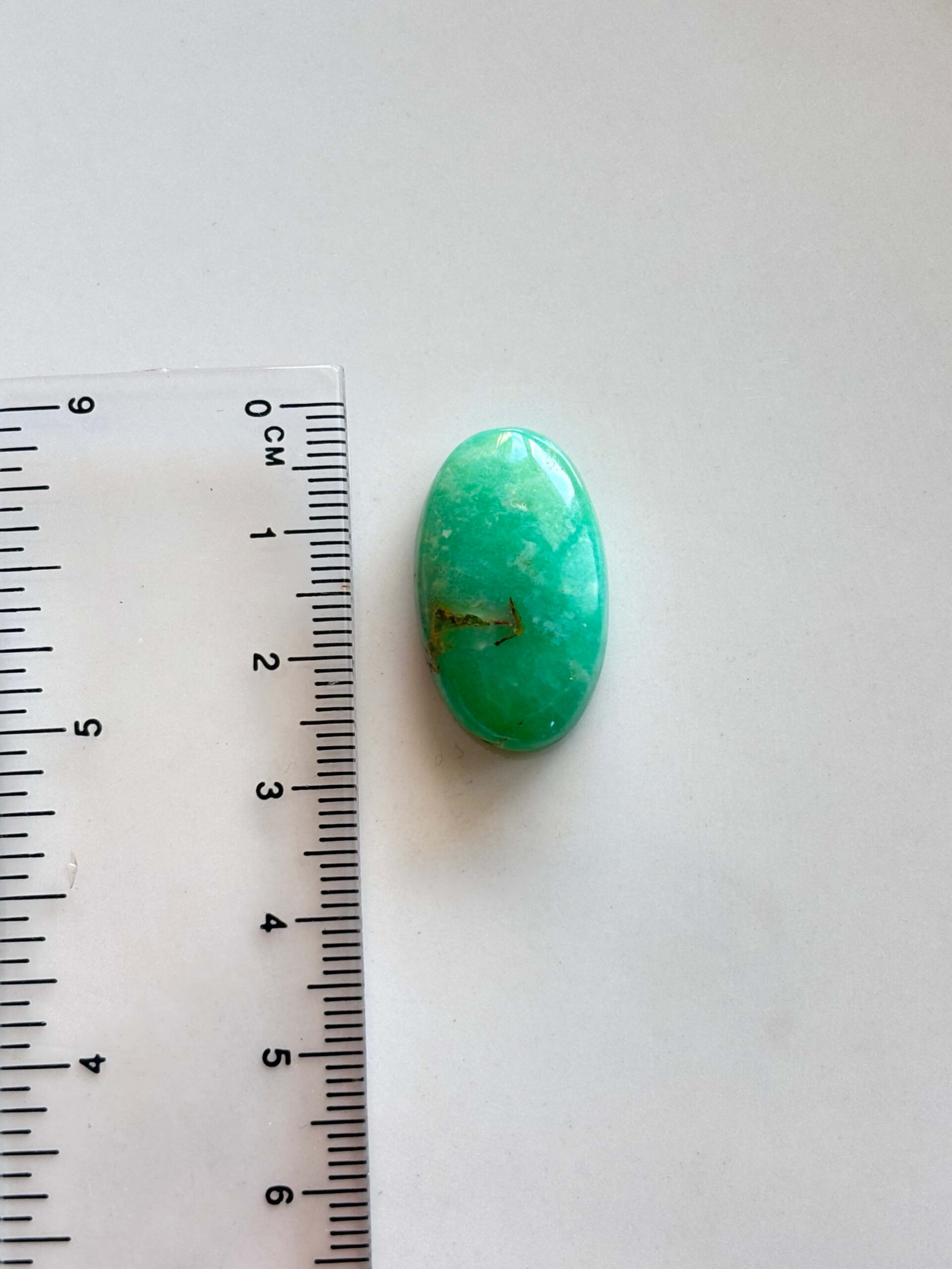Natural Chrysoprase Cabochon – Jewelry Making Stone - Image 2