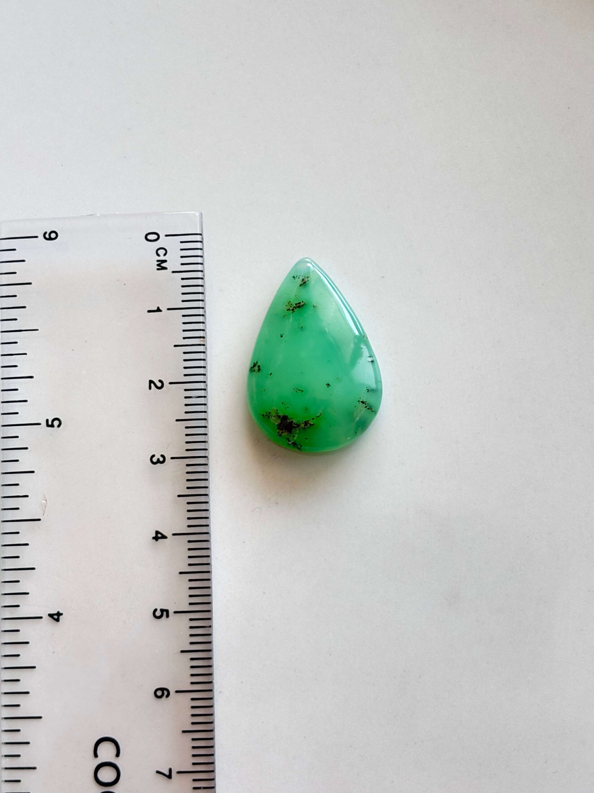 Natural Chrysoprase Cabochon for Pendant Making - Image 2